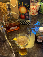 Bourbon and Pumpkin Oil Cocktail