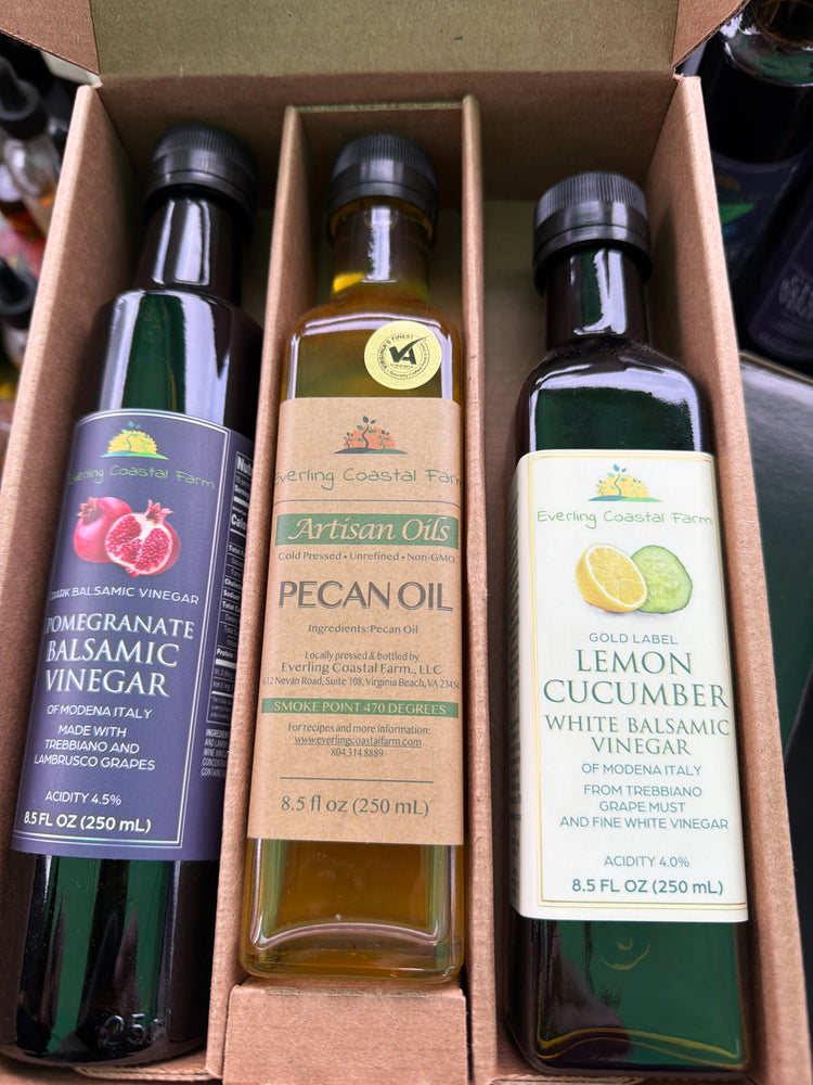 Vinegar and Pecan Oil Gift Box